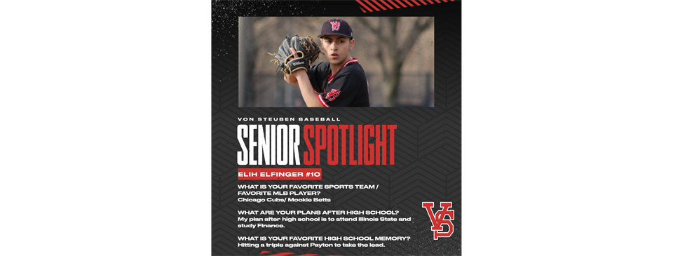 '25 Senior Spotlight- Elih Elfinger #10
